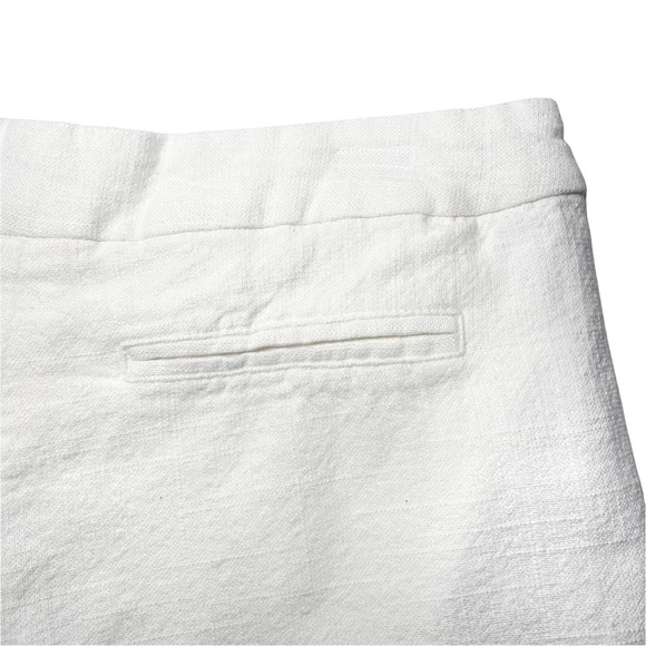 3/$10 Cynthia Rowley Shorts 4 Scalloped Hem Linen-Cotton Lined - Picture 8 of 11